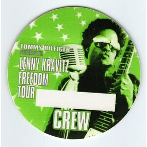 Lenny Kravitz Backstage Pass Vintage Original 1998 Rock Music Tour Freedom Cloth